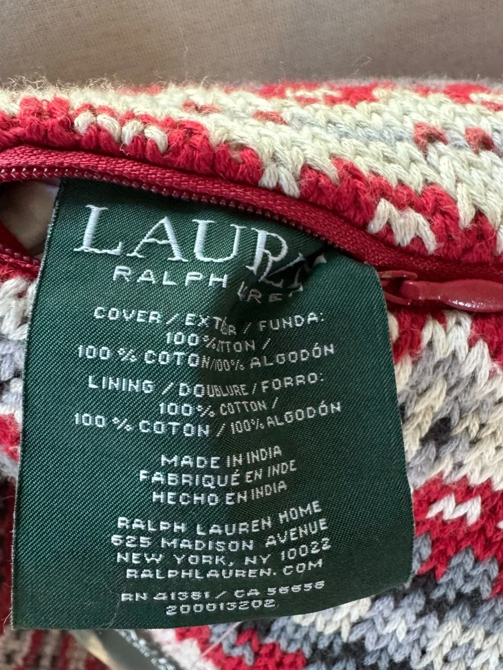 Ralph Lauren Fair Isle Down Filled Pillows